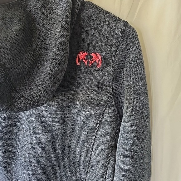 Kuiu Base Camp Hooded Full-zip Gray  Size L (Fits M) High Loft Sweater Fleece - Picture 9 of 16